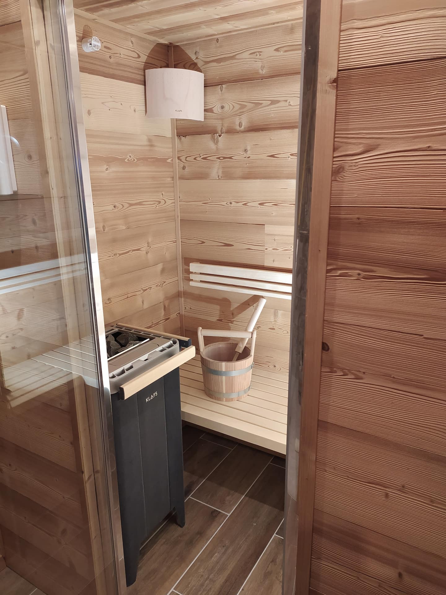 Le sauna privatif du gîte Le 67