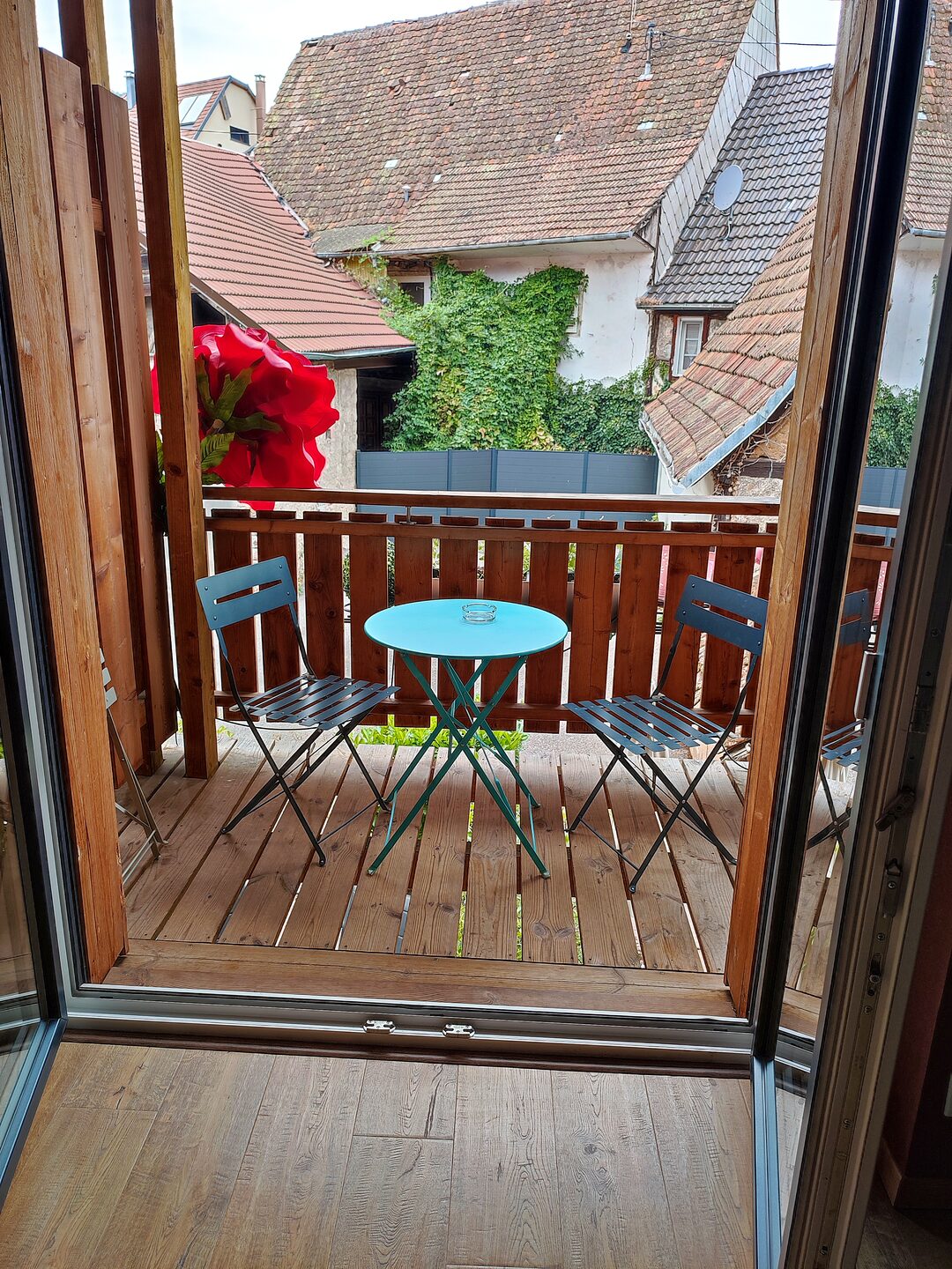 Le patio du gîte Le 67