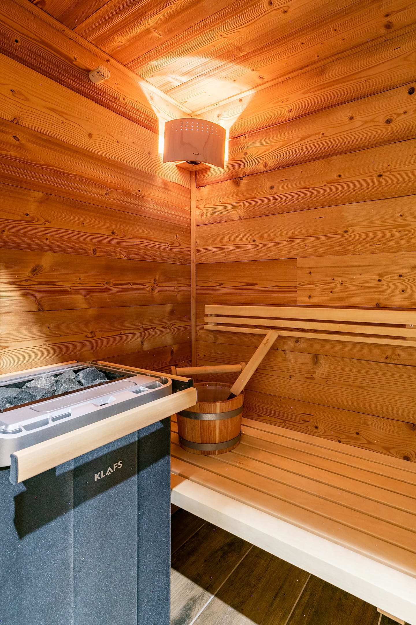 Sauna privatif du gîte Le 68