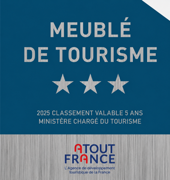 Meublé de tourisme 3 étoiles, classement officiel Atout France
